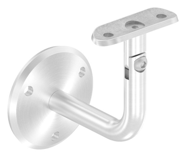 Handlaufhalter mit Gelenk und Halteplatte fuer Ø 42-4 mm V2A-11-2033.4