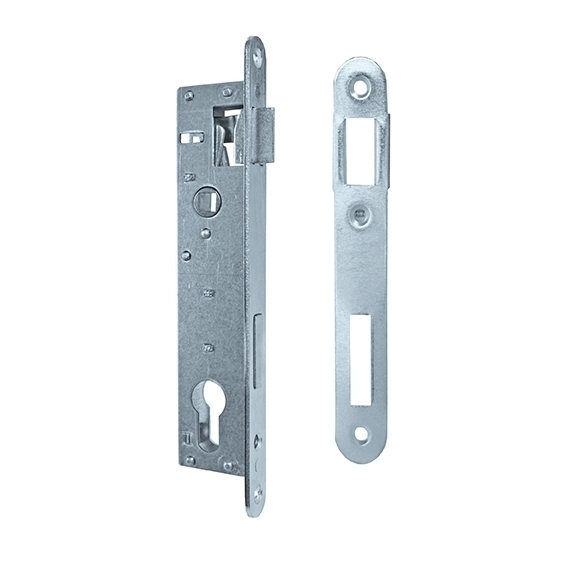 Zylinderschloss Stahl verzinkt 90 mm fuer JP Profil 40x40 mm-89-11B13022X90-A.4