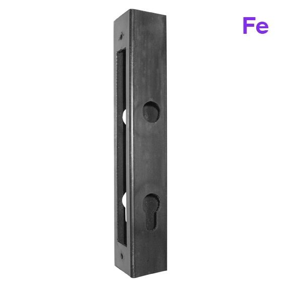Profilschlosskasten Stahl 40x40 mm fuer Schloss B1-30-20x85-89-11B139J40X40-A.4