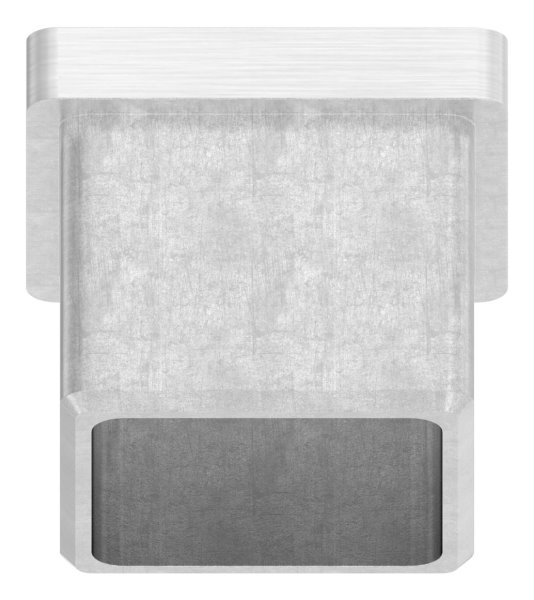 Einsteckkappe V4A Edelstahl fuer Quadratrohr 30x30x2-0 mm mit M8 Gewinde-11-2413.1
