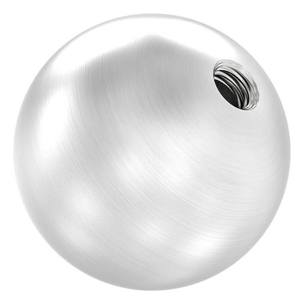 Hollow ball with thread