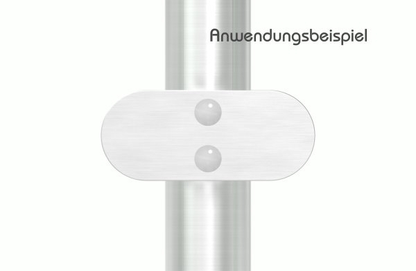 Sichtschutz Mittelglasklemme Mod- 25- in V4A-88-1125-MK.V4A