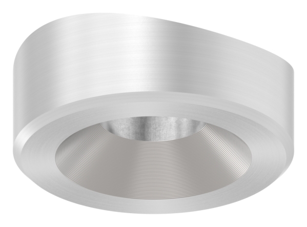 Ausgleichsstueck Ø 18mm fuer Rundrohr 48-3mm mit Senkbohrung 6-5 mm- V2A-88-1151341-240.48