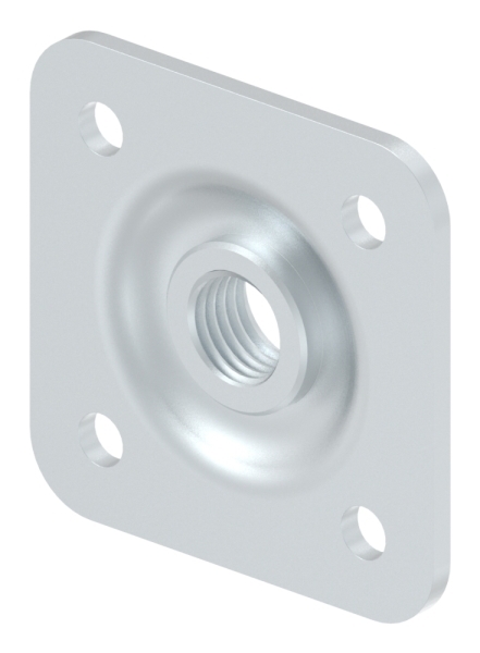 Verstellbare Mauerplatte fuer M24- verzinkt-88-11860-P.M24