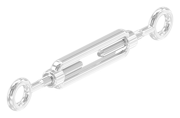 Spannschloss - M4 - Oese-Oese - mit Links-Rechtsgewinde - V4A-11-2896.1