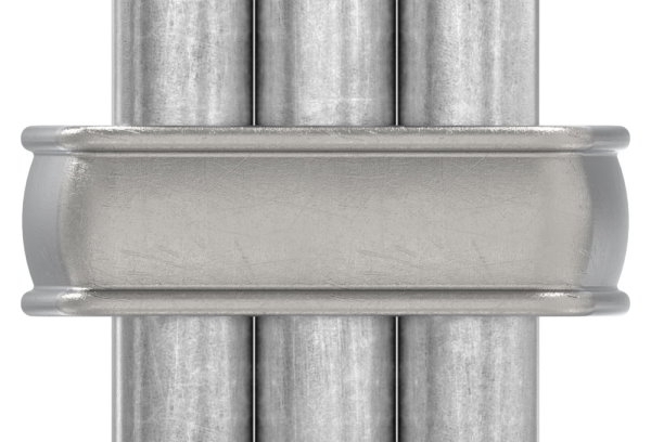 Bund - 100 Stueck - Material- 16x4 mm - Innenmass- 36x30 mm - Stahl -Roh- S235JR-30-6722-100.8
