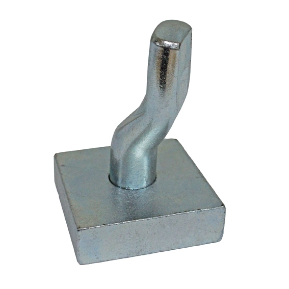 Unteres Torband zum Anschweissen Stahl verzinkt D=20 mm fuer Tore bis 200 kg-89-11D43220-A.4