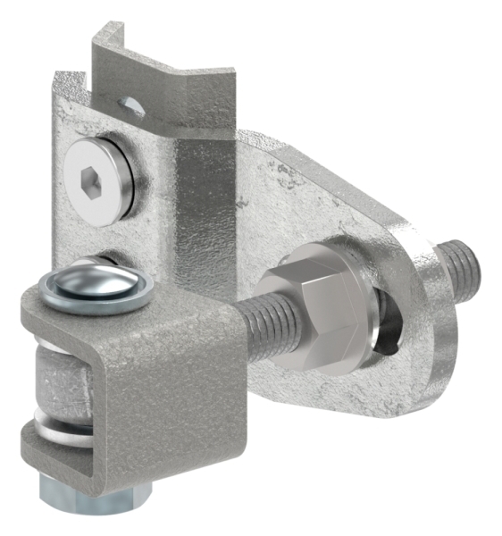 Torband Stahl verzinkt M12 4-fach verstellbar 180° Oeffnung 100 kg Tragkraft-88-11172.M12
