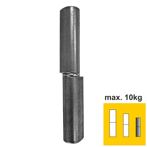 Anschweissband 2-teilig Stahl roh Ø 10 mm L=60 mm B=14 mm bis 20 kg-89-11D41160-A.4