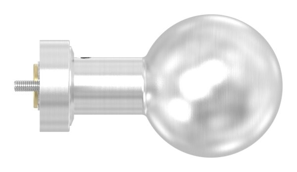 Tuerdruecker gerade mit Kugel Ø 50 mm drehbar V2A-11-3516.4