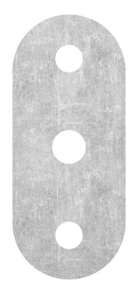 Halteplatte - 64x24x4 mm - fuer Vierkant-flach - Stahl S235JR- roh-30-1407.8