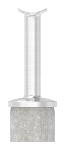 Rohrabschlussstopfen V4A fuer Rohr Ø 42-4 mm Stift Ø 14 mm LED Handlauf-88-1160421-V4A.LED