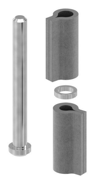 Anschweissband Stahl 2-teilig fuer 150 kg Tragkraft pro Paar-30-3930.8