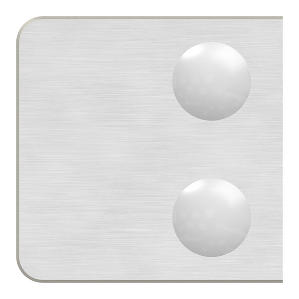 Glasklemme V2A 45 x 45 x 26 mm gerade mit AbZ inkl- Schrauben-10-3000.4ABZ