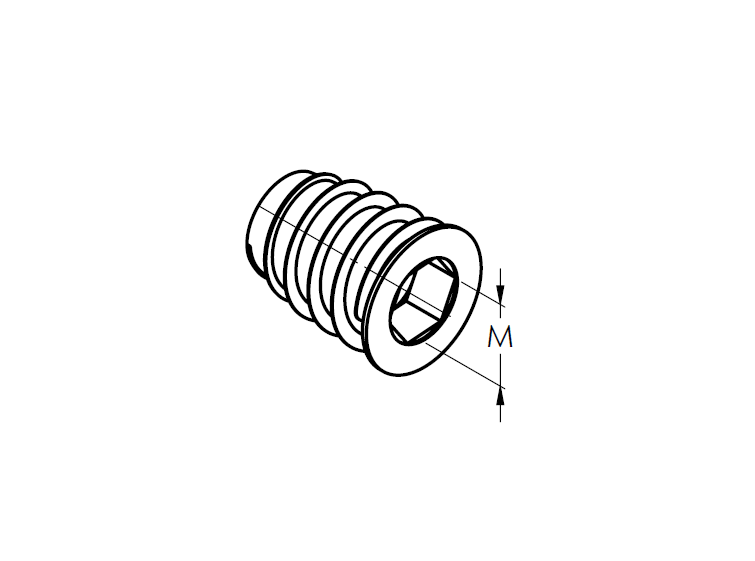 Einschraubmutter fuer Holz Stahl verzinkt M8 x 15 mm mit Innensechskant-89-11WOODM8D-A.4