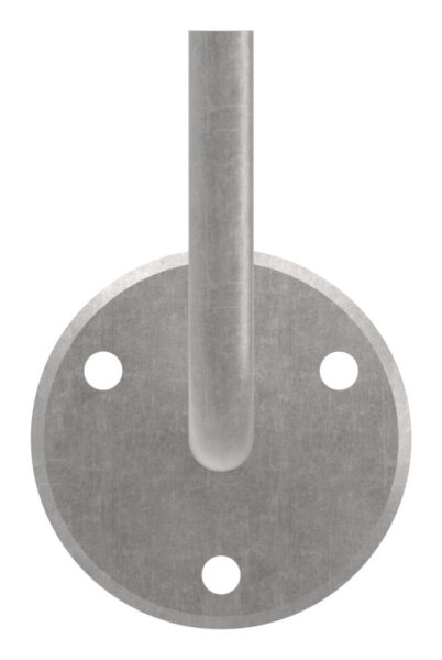 Handlaufhalter - mit Ronde 70x4 mm - zum Anschweissen - Stahl S235JR- roh-30-1400.8