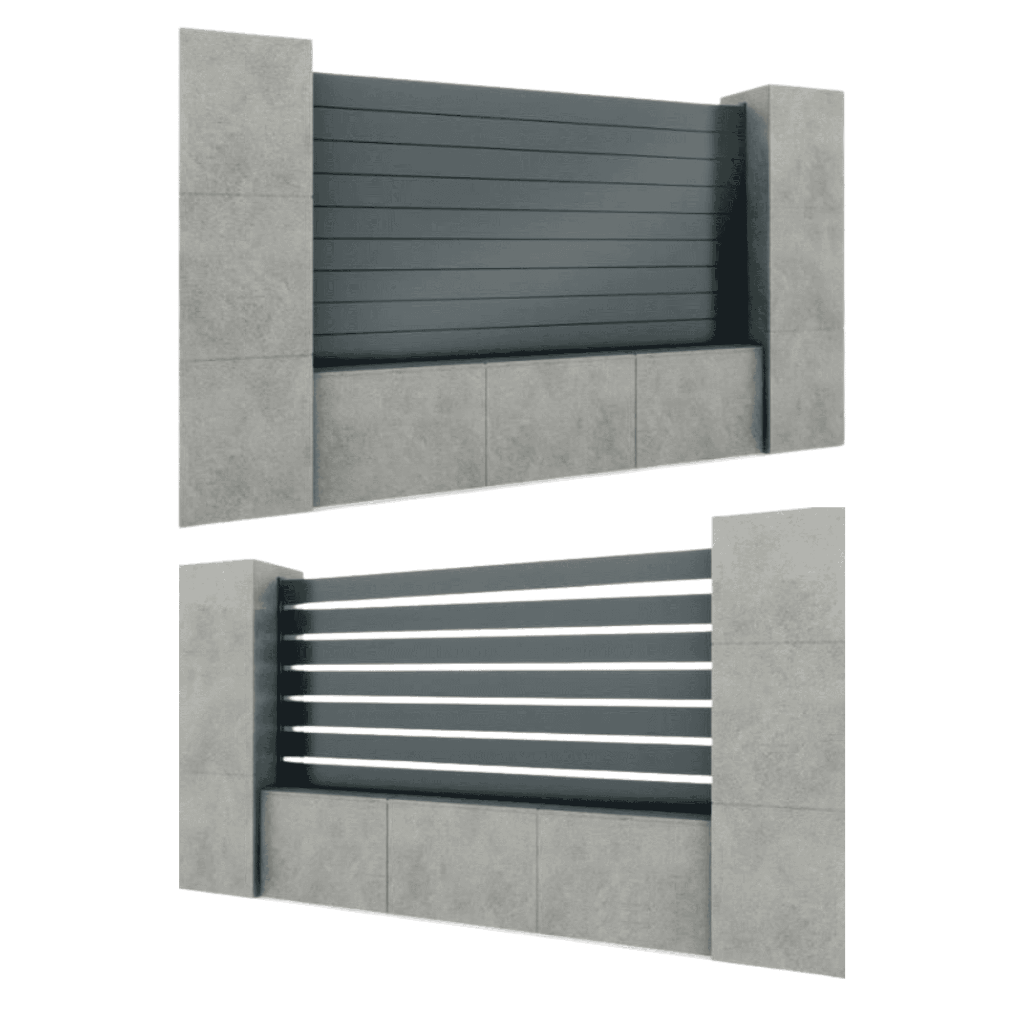Aluminium privacy fences