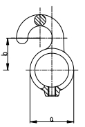 Rohrverbinder Stellring mit Haken Ø 26-9 mm -3-4- - Temperguss verzinkt - 182TA27-182TA27