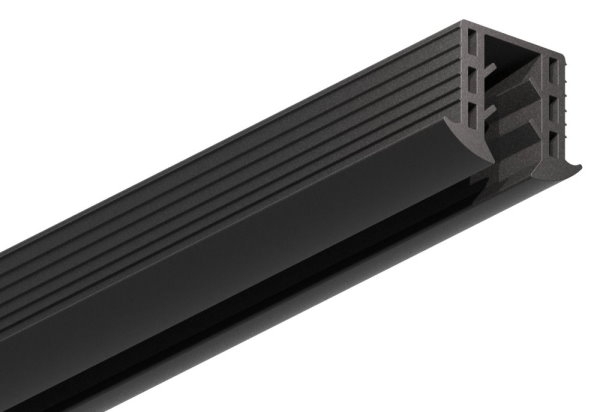 Keildichtung Glas 8-00 - 10-76mm- fuer Nut 24 x 24mm- Laenge 6m- EPDM-88-1160360-GU.6M