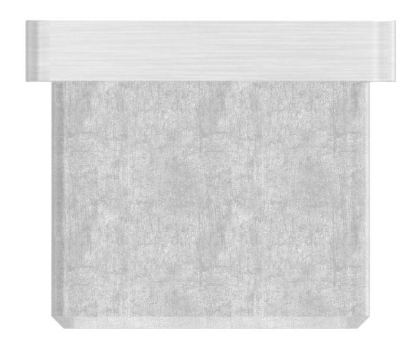 Einsteckkappe V4A Edelstahl fuer Quadratrohr 30x30x2-0 mm mit M8 Gewinde-11-2413.1