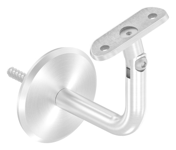 Handlaufhalter mit Gelenk und Halteplatte fuer Ø 42-4 mm V2A-11-2035.4