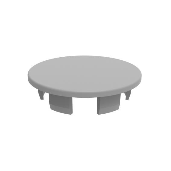 Endkappe Kunststoff PA66 fuer Bohrung Ø 20 mm Aussen Ø 25 mm fuer AL-Profile-89-11A240005008-A.4