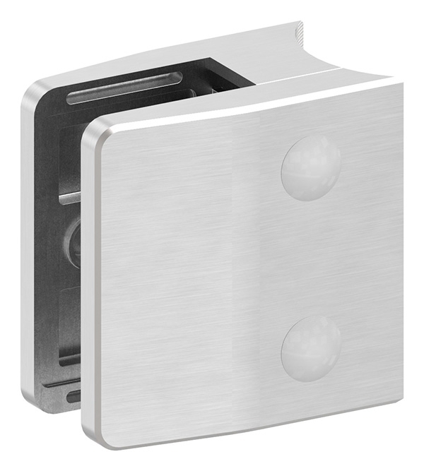 Glasklemme 55x65x37-5 mm AbZ fuer Anschluss Ø 48-3 mm V4A-10-3248ABZ.1