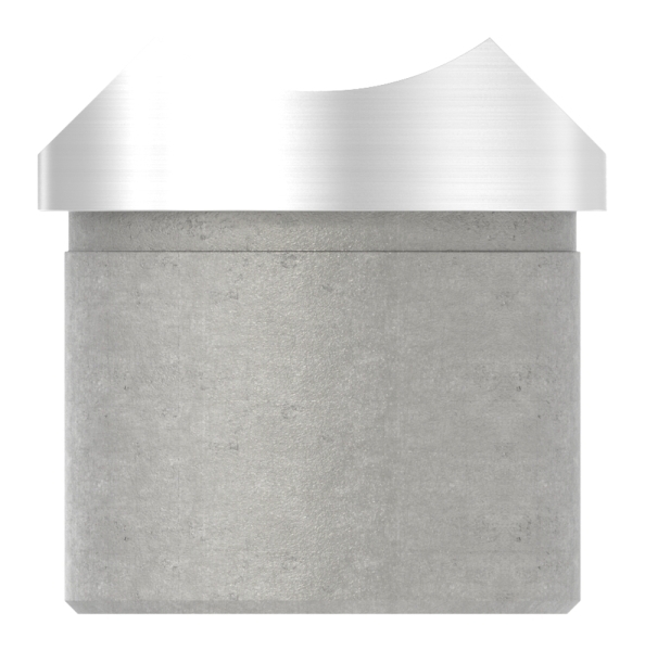 Rohrsattel zum Kleben fuer Rundrohr Ø 42-4x2-0 mm V2A-11-3321.4