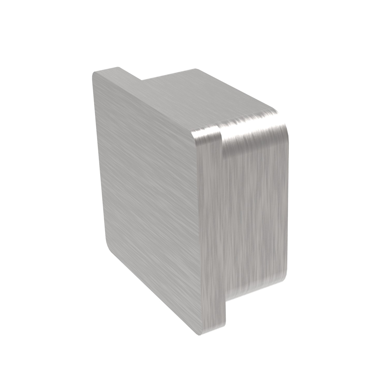 Endkappe fuer Rohr- 40x40x2-0 mm zum Kleben V2A-11-2403-A.4