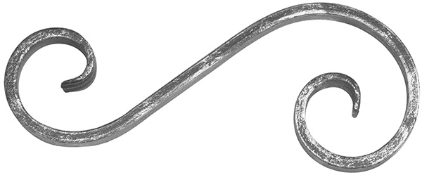 16er Serie - Masse- 105x260 mm - Material- 16x8 mm- glatt - Stahl S235JR- roh-30-1736.8