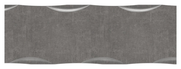 Vierkant gehaemmert - Material- 25x25 mm - Laenge- 3000 mm - Stahl -Roh- S235JR-30-1492.8