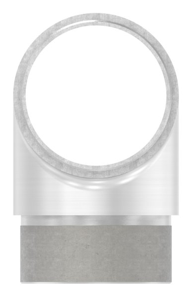 T-Stueck mit gleichen Abgaengen fuer Rundrohr Ø 48-3x2-0 mm V2A-11-3677.4