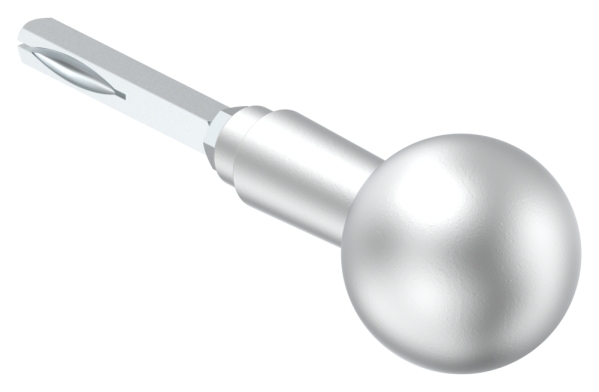 Alu-Tuerknopf drehbar mit Kugel Ø 55 mm - AMF Artikel- 16287-12-3017.6