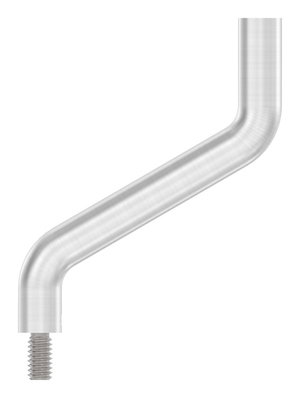 Buegel Edelstahl V2A Ø 14 mm- H- 100 mm- Achsabstand- 70 mm- M8-M6- 2x 30° gebogen-88-1150472-240.M6