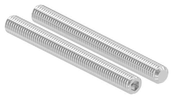 Gewindestift V2A Edelstahl M8x80 DIN 913 - ISO 4026 Kegelkuppe-10-50M880.4
