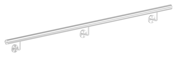 Handlauf montagefertig Laenge- 1800 mm Rundrohr- Ø 42-4 mm V2A-12-0103.4