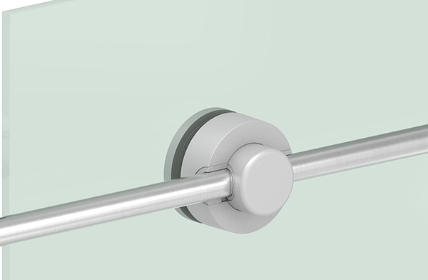 BRENK-fix® Halter Ø 50mm- Kunststoff- lichtgrau 4 Stueck-88-11BR-50LG.KS