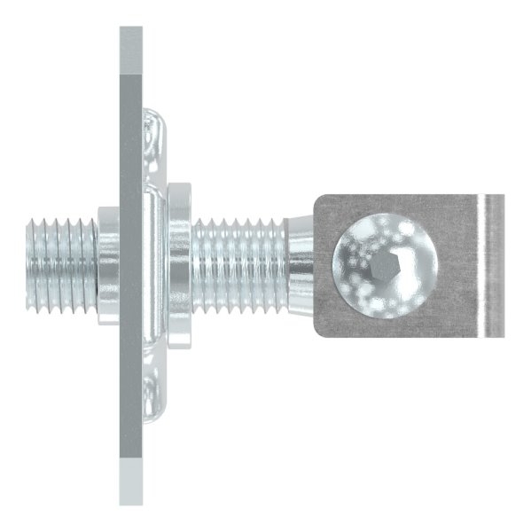Torband M20 verstellbar mit Befestigungsplatte Stahl -Roh- S235JR-30-3535.7