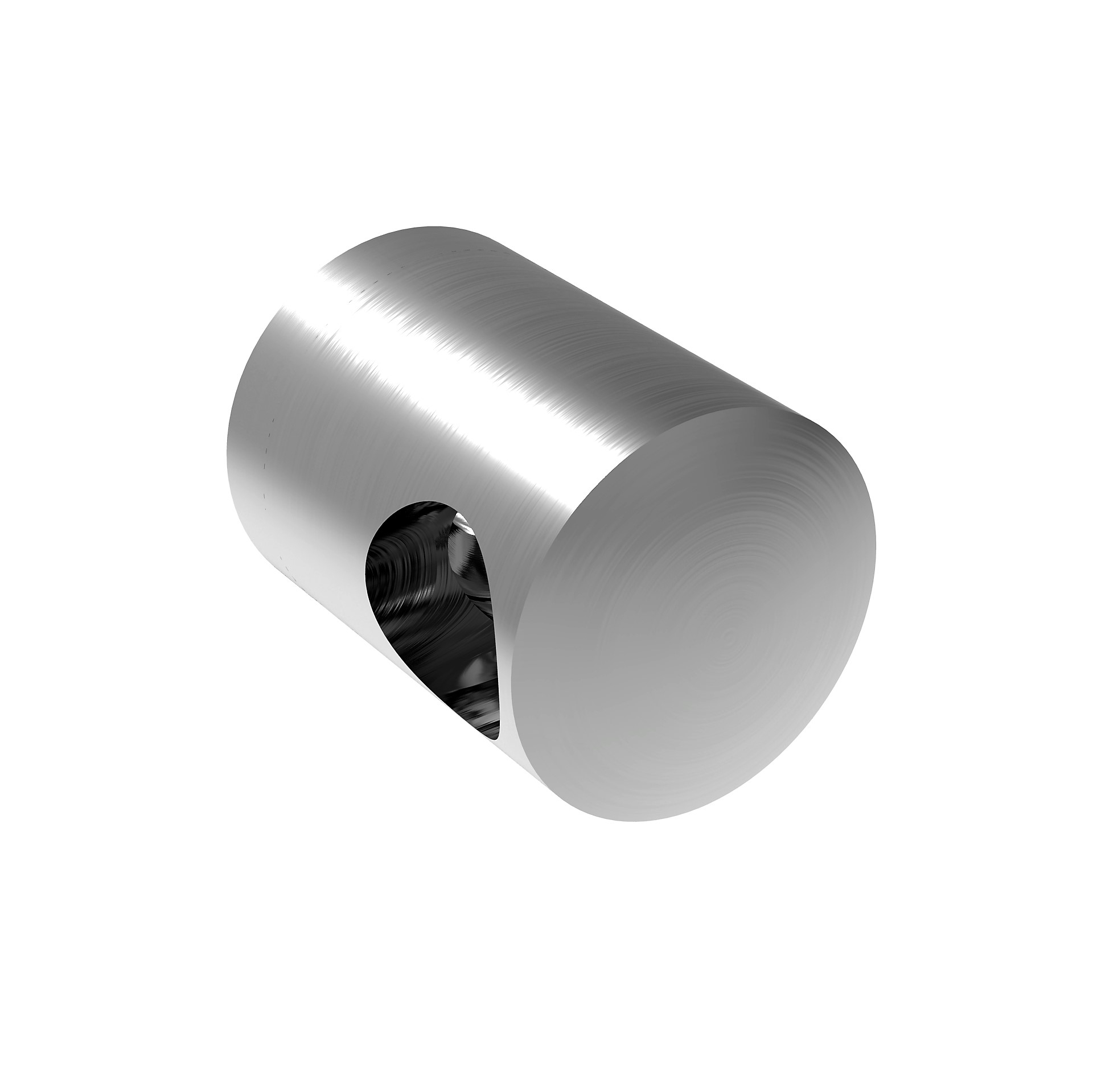 Querstabhalter Edelstahl AISI 304 fuer Rundstab 16 mm Flachpfosten geschliffen-89-11A0840000-A.4
