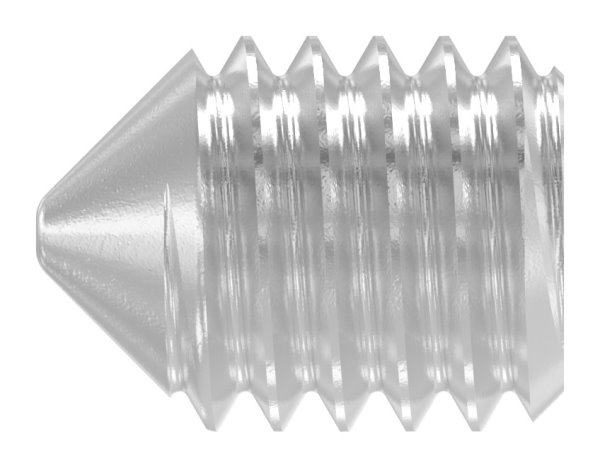 Gewindestift V2A M6x8 Innensechskant mit Spitze DIN 914 - ISO 4027-88-1158307-240.8