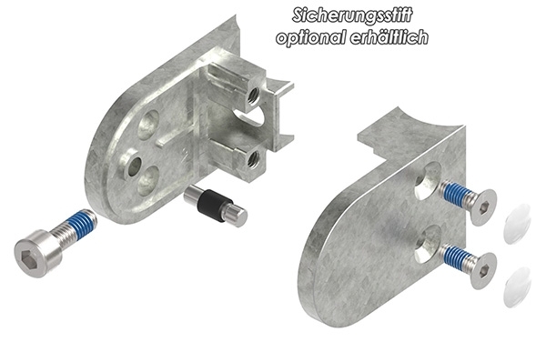 Glasklemme 63x45x28 mm AbZ fuer Anschluss Ø 33-7 mm Zink-10-2233ABZ.3