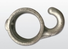 Rohrverbinder Stellring mit Haken Ø 33-7 mm -1- - Temperguss verzinkt - 182TB34-182TB34