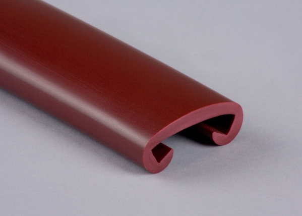 Kunststoffhandlauf fuer 40 x 8mm- weinrot- 25 Meter-88-11F408.012