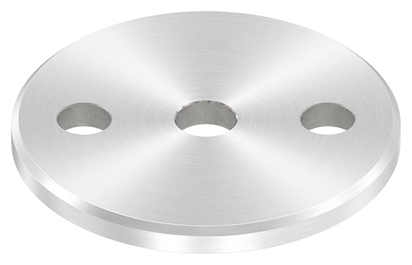 Ankerplatte Ø 80 x 6 mm mit Zentrierbohrung- Ø 12-5 mm V2A-11-2221RF.4