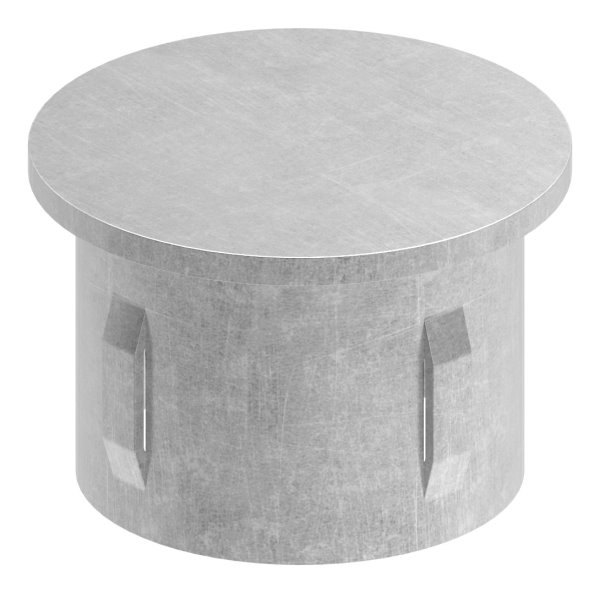 Stahlstopfen - flach - fuer Rohr Ø 42-4 x 3-0-3-5 mm - Stahl -Roh- S235JR-30-2965.8