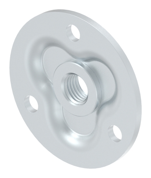 Verstellbare Mauerplatte fuer M20- verzinkt-88-11860-T.M20